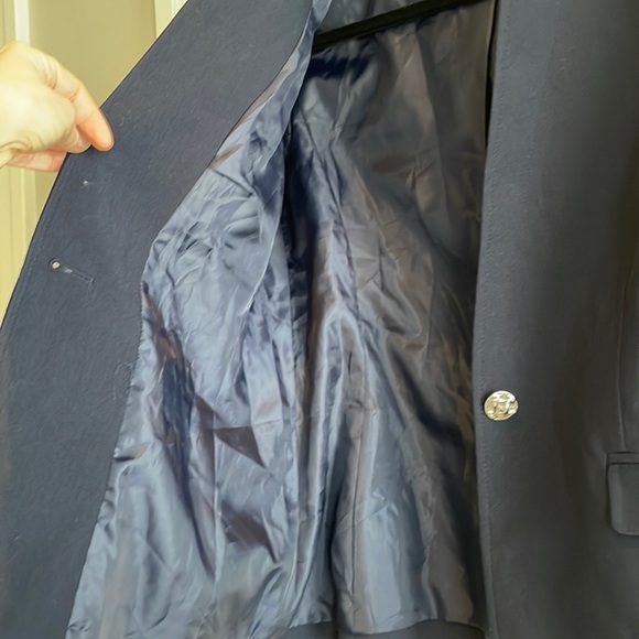 Tahari Arthur S Levine 6 Navy Blazer Like New - Picture 7 of 9